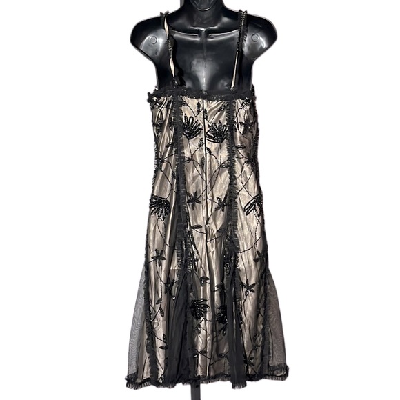 Scala Medium Black Beaded Midi Dress - Picture 2 of 5